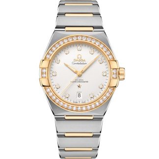 Omega Constellation 39 mm, stal - żółte złoto na stali - żółte złoto 131.25.39.20.52.002