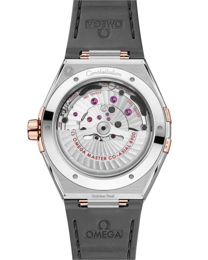Omega Constellation 41 mm, stal - złoto Sedna™ na skórzanym pasku 131.23.41.21.06.001 - obrazek 2