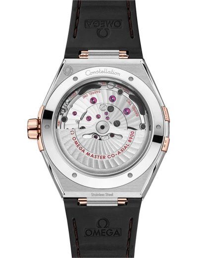 Omega Constellation 41 mm, stal - złoto Sedna™ na skórzanym pasku 131.23.41.21.11.001 - obrazek 2