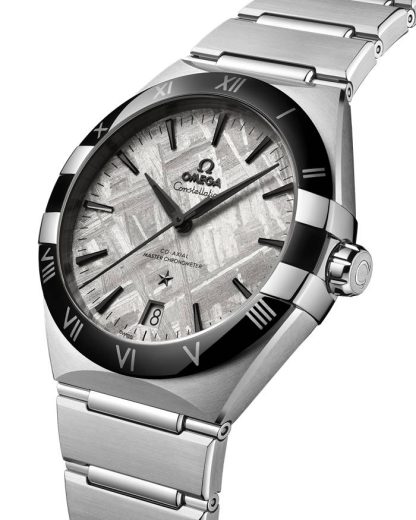 Omega Constellation 41 mm, stalowy na stalowym pasku 131.30.41.21.99.001 - obrazek 5