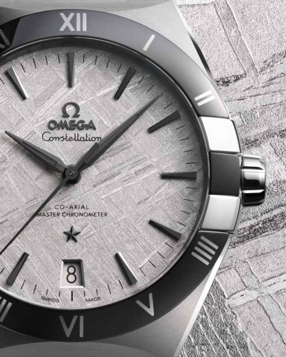 Omega Constellation 41 mm, stalowy na stalowym pasku 131.30.41.21.99.001 - obrazek 3