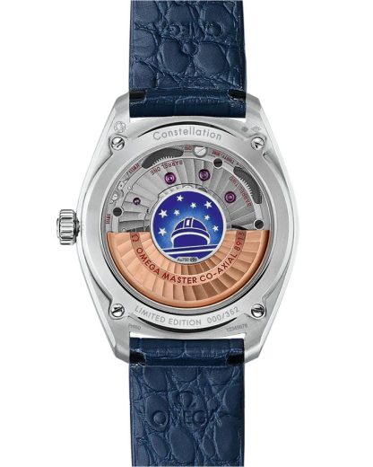 Omega Constellation Globemaster 39 mm, platyna na skórzanym pasku 130.93.39.21.99.001 - obrazek 2