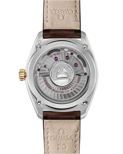 Omega Constellation Globemaster 39 mm, stal - żółte złoto na skórzanym pasku 130.23.39.21.02.001 - obrazek 2