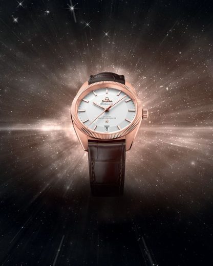 Omega Constellation Globemaster 39 mm, złoto Sedna™ na skórzanym pasku 130.53.39.21.02.001 - obrazek 5