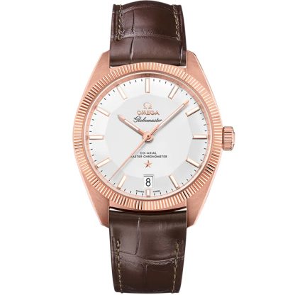 Omega Constellation Globemaster 39 mm, złoto Sedna™ na skórzanym pasku 130.53.39.21.02.001