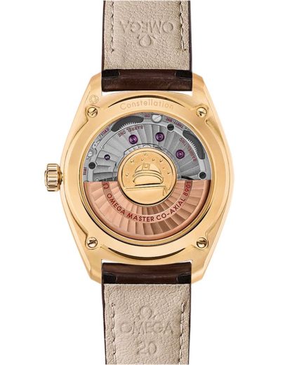 Omega Constellation Globemaster 39 mm, żółte złoto na skórzanym pasku 130.53.39.21.02.002 - obrazek 2
