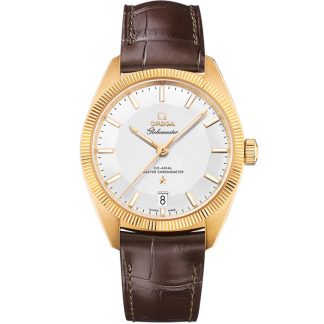 Omega Constellation Globemaster 39 mm, żółte złoto na skórzanym pasku 130.53.39.21.02.002