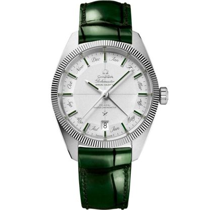 Omega Constellation Globemaster 41 mm, platyna na skórzanym pasku 130.93.41.22.99.002