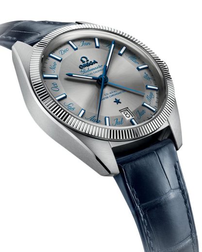 Omega Constellation Globemaster 41 mm, stalowy na skórzanym pasku 130.33.41.22.06.001 - obrazek 3