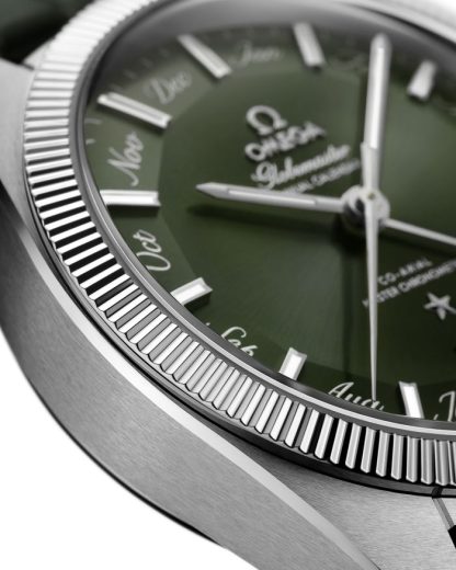 Omega Constellation Globemaster 41 mm, stalowy na skórzanym pasku 130.33.41.22.10.001 - obrazek 3