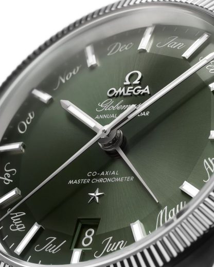 Omega Constellation Globemaster 41 mm, stalowy na skórzanym pasku 130.33.41.22.10.001 - obrazek 4