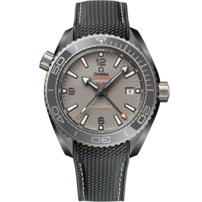 Omega Dark Grey Seamaster Planet Ocean 600M 45,5 mm, szara ceramika na gumowym pasku 215.92.46.22.99.002