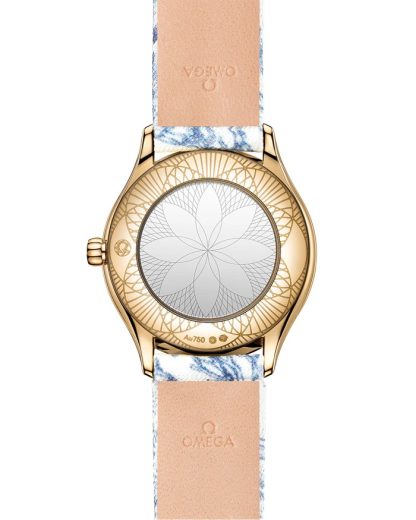 Omega De Ville Mini Trésor 26 mm, Moonshine™ złoty na toile de jouy 428.57.26.60.04.001 - obrazek 2