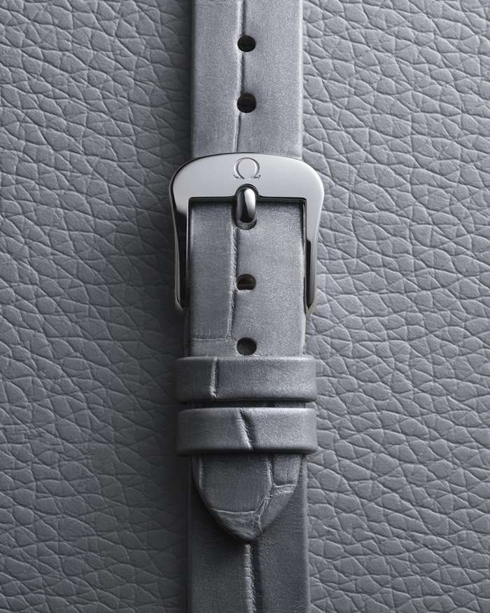 Omega De Ville Mini Trésor 26 mm, stalowy na pasku ze skóry aligatora 428.18.26.60.04.001 - obrazek 6
