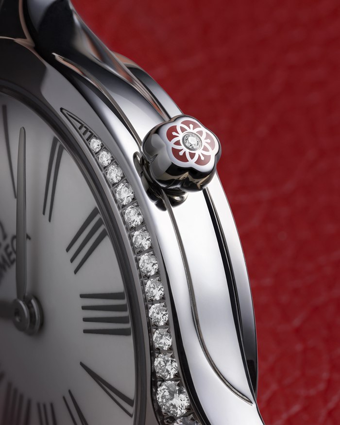 Omega De Ville Mini Trésor 26 mm, stalowy na pasku ze skóry aligatora 428.18.26.60.04.001 - obrazek 4