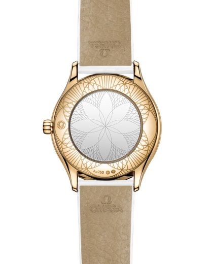 Omega De Ville Mini Trésor 26 mm, złoto Moonshine™ na aligatorze 428.58.26.60.04.001 - obrazek 2