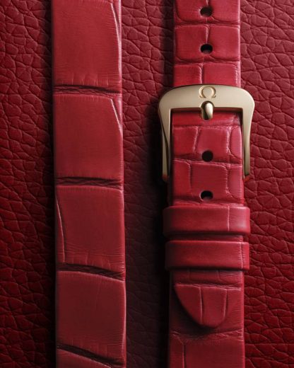Omega De Ville Mini Trésor 26 mm, złoto Moonshine™ na aligatorze 428.58.26.60.04.003 - obrazek 4
