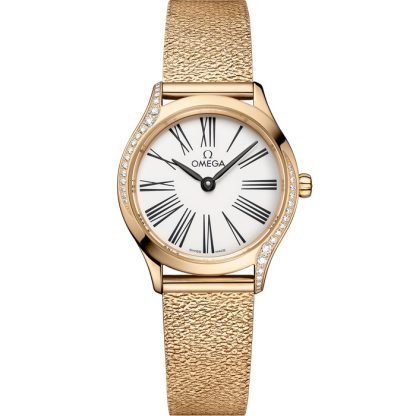 Omega De Ville Mini Trésor 26 mm, złoto Moonshine™ na złocie Moonshine™ 428.55.26.60.04.001