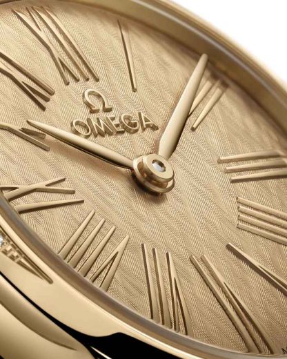 Omega De Ville Mini Trésor 26 mm, złoto Moonshine™ na złocie Moonshine™ 428.55.26.60.99.001 - obrazek 3