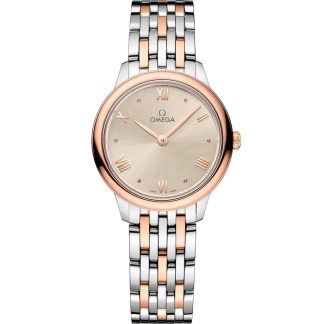 Omega De Ville Prestige 27,5 mm, stal - złoto Sedna™ na stali - złoto Sedna™ 434.20.28.60.09.001