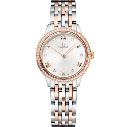 Omega De Ville Prestige 27,5 mm, stal - złoto Sedna™ na stali - złoto Sedna™ 434.25.28.60.52.001