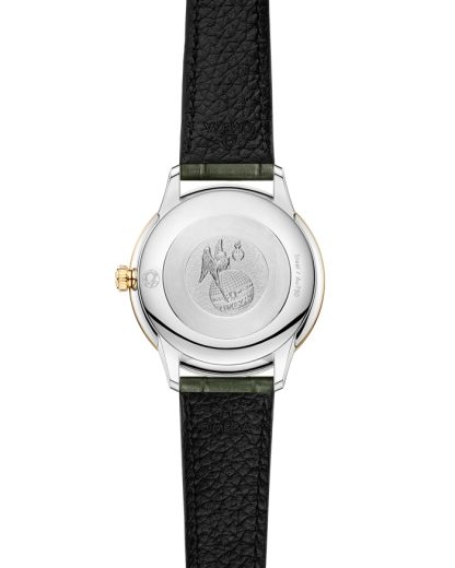 Omega De Ville Prestige 27,5 mm, stal - żółte złoto na skórzanym pasku 434.23.28.60.55.001 - obrazek 2