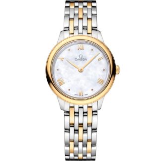 Omega De Ville Prestige 27,5 mm, stal - żółte złoto na stali - żółte złoto 434.20.28.60.05.001
