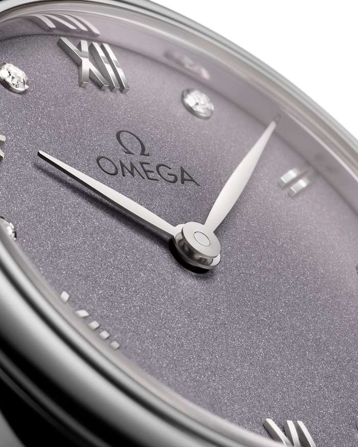 Omega De Ville Prestige 27,5 mm, stalowy na skórzanym pasku 434.13.28.60.53.001 - obrazek 3
