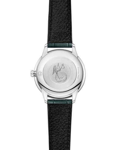 Omega De Ville Prestige 27,5 mm, stalowy na skórzanym pasku 434.13.28.60.60.001 - obrazek 2