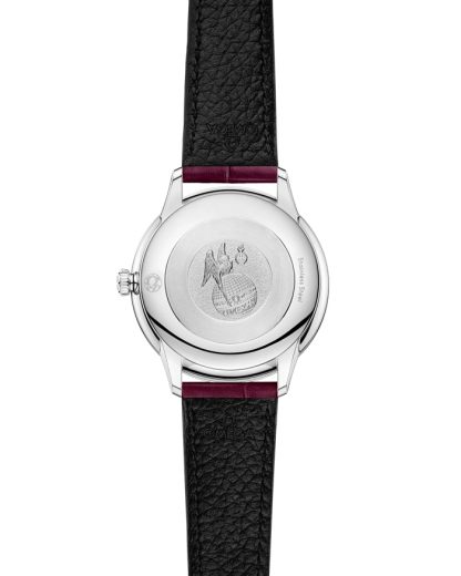 Omega De Ville Prestige 27,5 mm, stalowy na skórzanym pasku 434.13.28.60.61.001 - obrazek 2
