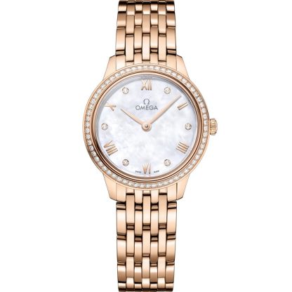 Omega De Ville Prestige 27,5 mm, złoto Sedna™ na złocie Sedna™ 434.55.28.60.55.001