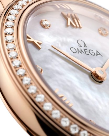 Omega De Ville Prestige 27,5 mm, złoto Sedna™ na złocie Sedna™ 434.55.28.60.55.001 - obrazek 3