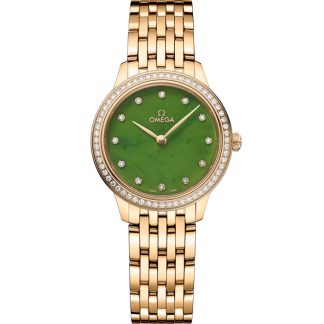 Omega De Ville Prestige 27,5 mm, żółte złoto na żółtym złocie 434.55.28.60.99.001