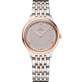 Omega De Ville Prestige 30 mm, stal - złoto Sedna™ na stali - złoto Sedna™ 434.20.30.60.02.001