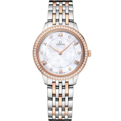 Omega De Ville Prestige 30 mm, stal - złoto Sedna™ na stali - złoto Sedna™ 434.25.30.60.55.001