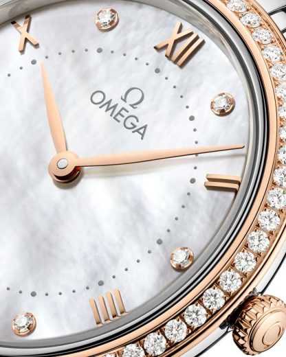Omega De Ville Prestige 30 mm, stal - złoto Sedna™ na stali - złoto Sedna™ 434.25.30.60.55.001 - obrazek 3