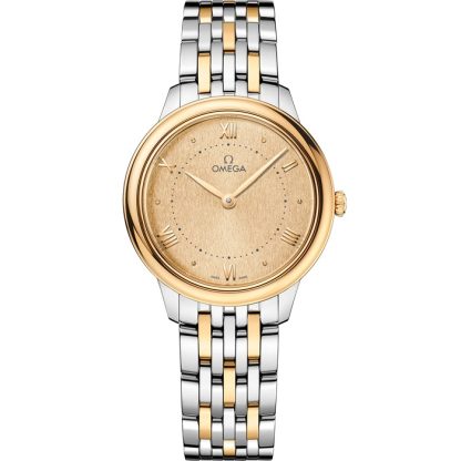 Omega De Ville Prestige 30 mm, stal - żółte złoto na stali - żółte złoto 434.20.30.60.08.001