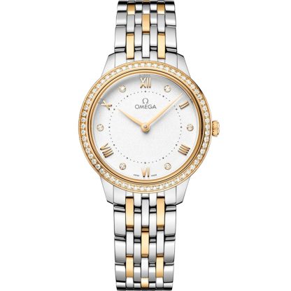 Omega De Ville Prestige 30 mm, stal - żółte złoto na stali - żółte złoto 434.25.30.60.52.002