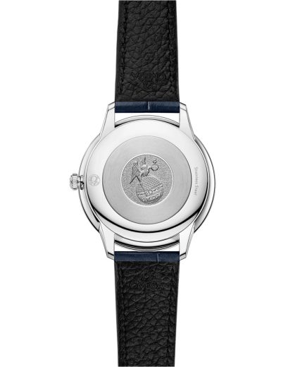 Omega De Ville Prestige 30 mm, stalowy na skórzanym pasku 434.13.30.60.53.001 - obrazek 2