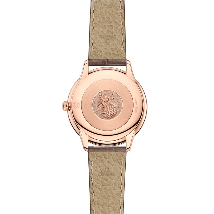 Omega De Ville Prestige 30 mm, złoto Sedna™ na skórzanym pasku 434.53.30.60.55.001 - obrazek 2