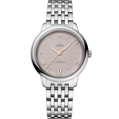 Omega De Ville Prestige 34 mm, stal na stali 434.10.34.20.02.002