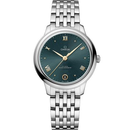 Omega De Ville Prestige 34 mm, stal na stali 434.10.34.20.10.001