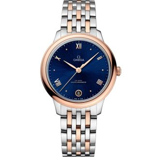 Omega De Ville Prestige 34 mm, stal - złoto Sedna™ na stali - złoto Sedna™ 434.20.34.20.03.001