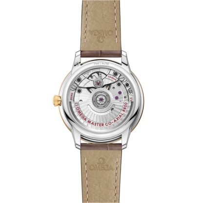 Omega De Ville Prestige 34 mm, stal - żółte złoto na skórzanym pasku 434.23.34.20.52.002 - obrazek 2