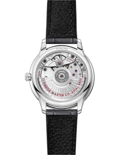 Omega De Ville Prestige 34 mm, stalowy na skórzanym pasku 434.13.34.20.57.001 - obrazek 2