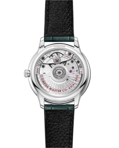 Omega De Ville Prestige 34 mm, stalowy na skórzanym pasku 434.13.34.20.60.001 - obrazek 2