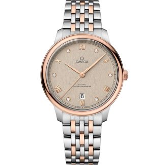 Omega De Ville Prestige 40 mm, stal - złoto Sedna™ na stali - złoto Sedna™ 434.20.40.20.59.001