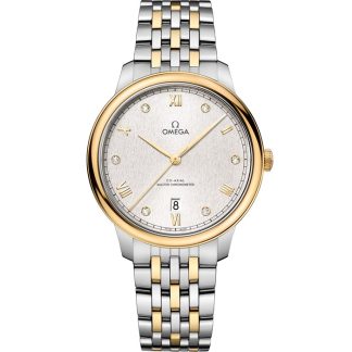 Omega De Ville Prestige 40 mm, stal - żółte złoto na żółtym złocie 434.20.40.20.52.001