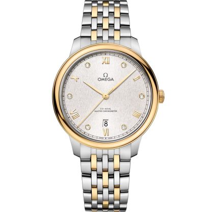 Omega De Ville Prestige 40 mm, stal - żółte złoto na żółtym złocie 434.20.40.20.52.001