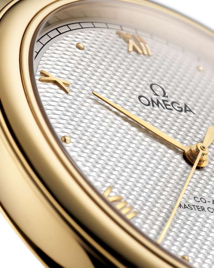 Omega De Ville Prestige 40 mm, żółte złoto na skórzanym pasku 434.53.40.20.02.002 - obrazek 3